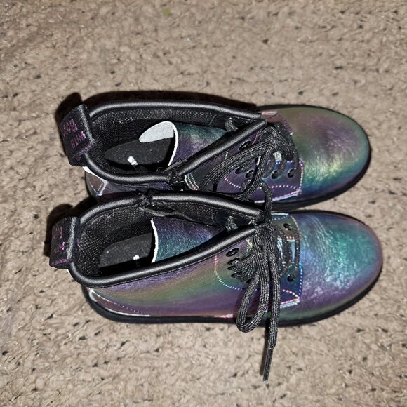 Dr. Martens/Doc Unisex-1460 Y-Iridescent Hologram Booties-Sz 36-NWOB - Picture 7 of 8